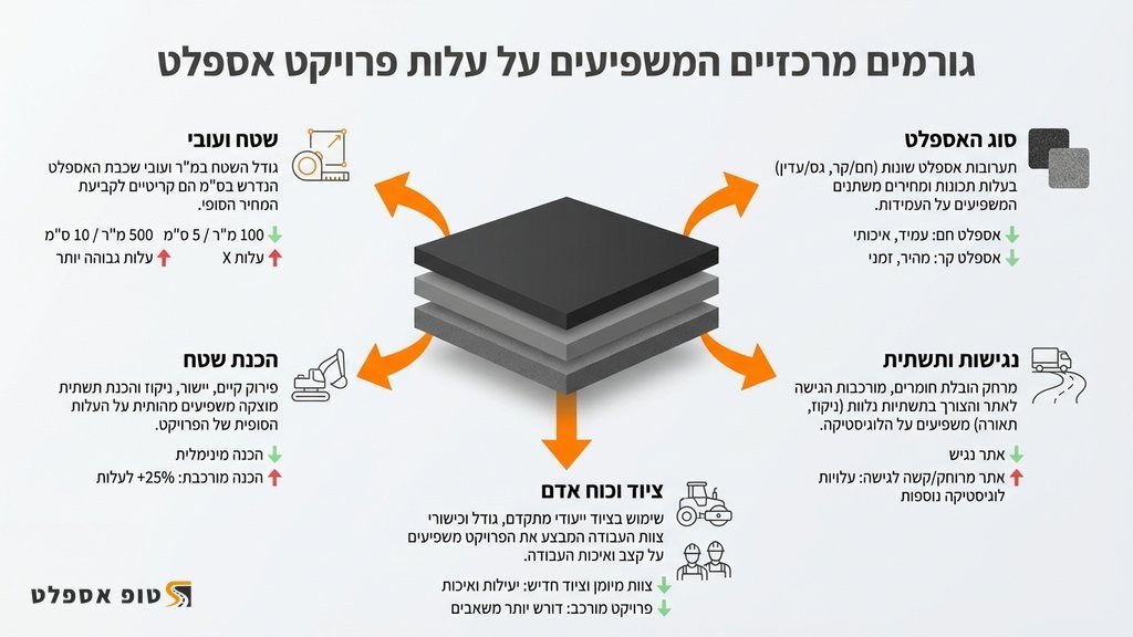 מחירון עבודות אספלט