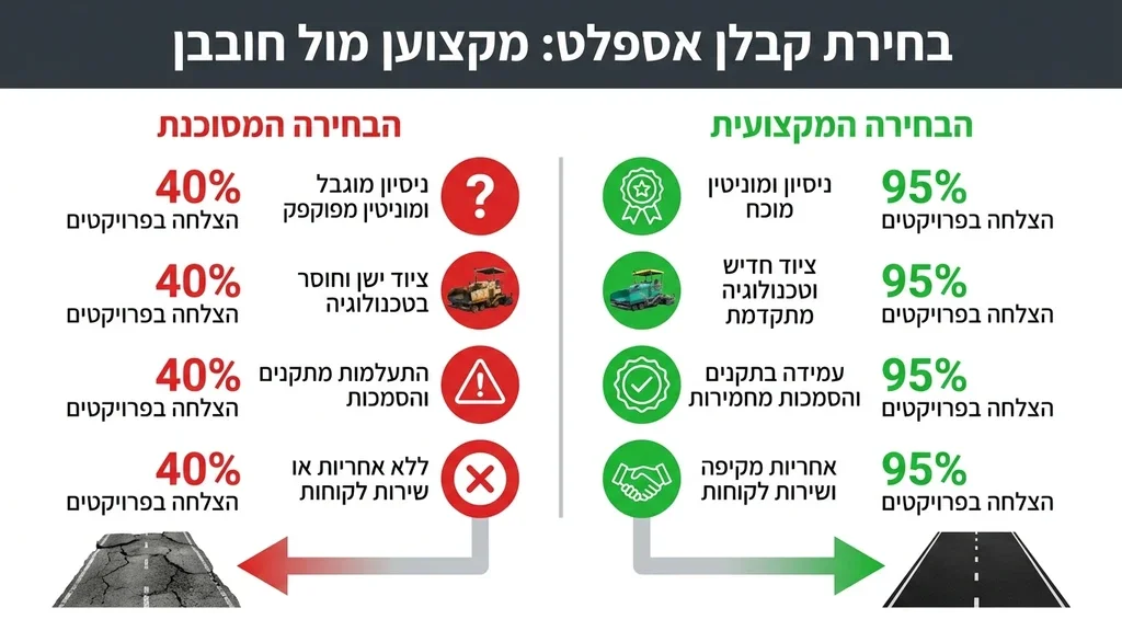 נוצר על ידי מודל בינה מלאכותית Gemini Pro צוות מקצועי מבצע עבודות סלילה ופיתוח