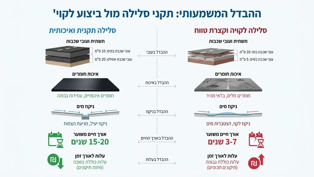 מכונות סלילת כבישים מתקדמות בפעולה