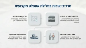 צוות מקצועי מבצע עבודות אספלט בשטח